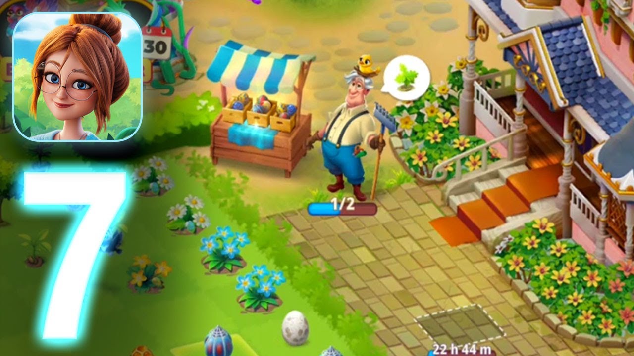 Merge Gardens - &rlm;&rlm;Gameplay walkthrough Part 7 (iOS, Android)