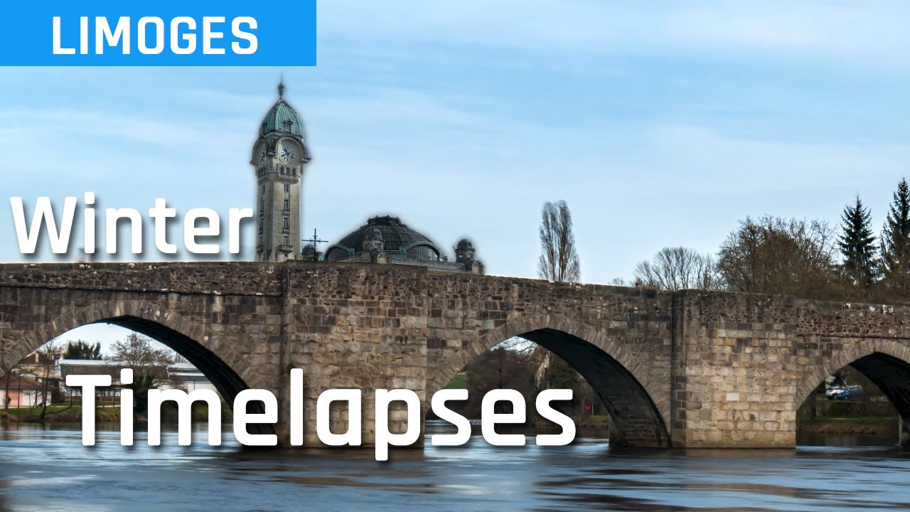 Limoges Winter 4K Timelapse 2020