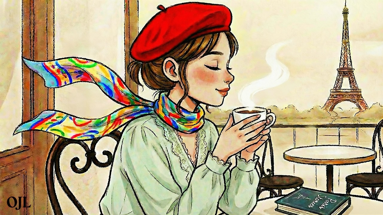 French 1940s Jazz Playing in a Paris Café | Cozy Vintage Background Music | Relax, Study, Sleep |BGM