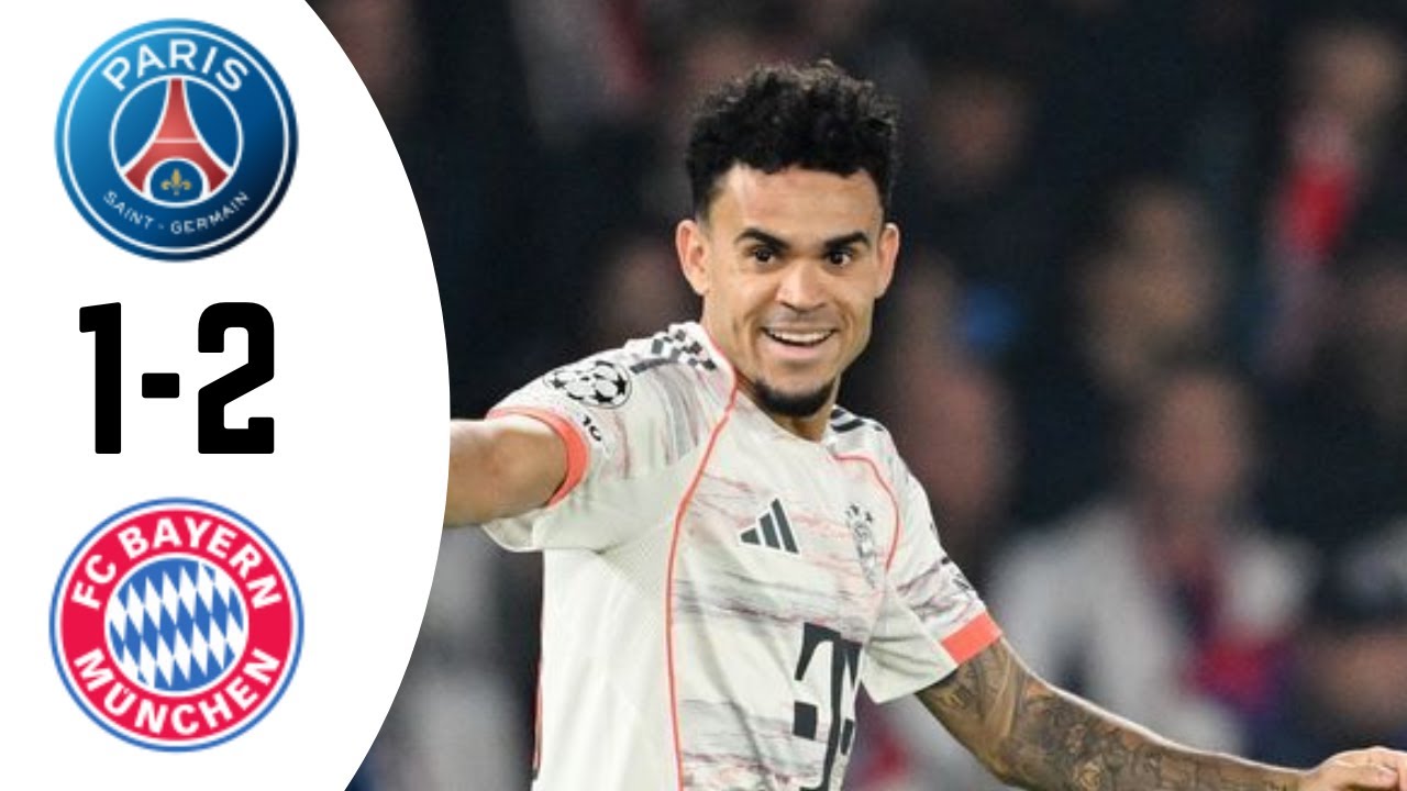 PSG vs Bayern Munich  1-2 UEFA Champions League Highlights  2025