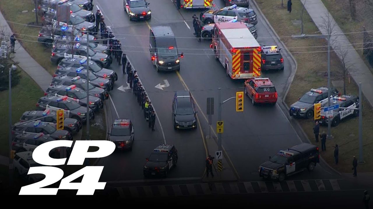 Body of slain OPP officer to be escorted to Barrie in procession today