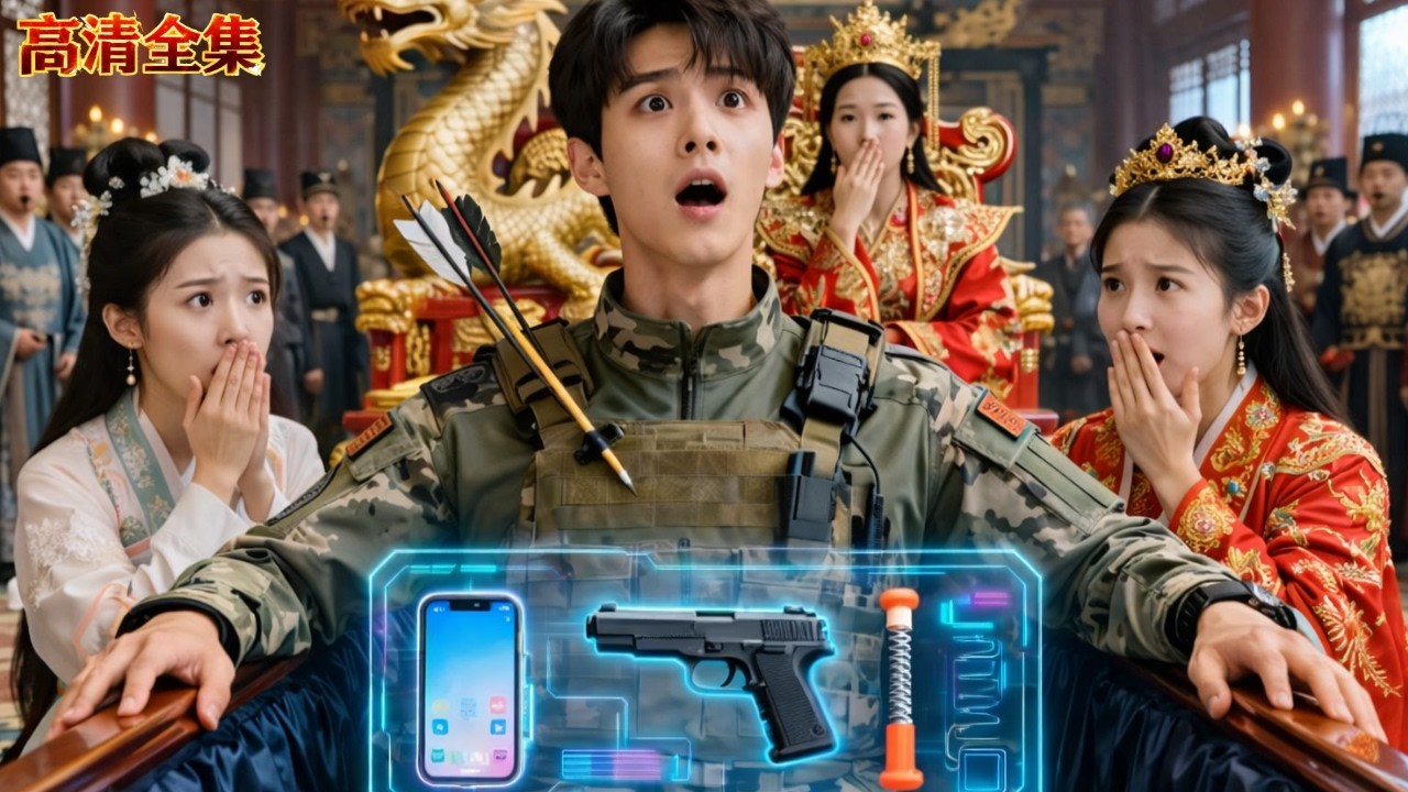 兵王意外穿越古代，開局便是邊關將軍。他反手掏出現代裝備，一槍取敵將首級，高貴公主當眾下跪，只求嫁他為駙馬！#男频  #男頻爽劇 #搞笑 #movie #穿越 #短劇 #短剧  #爽剧 #drama