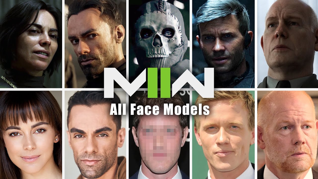 Modern Warfare 2 - All Face Models (Including 