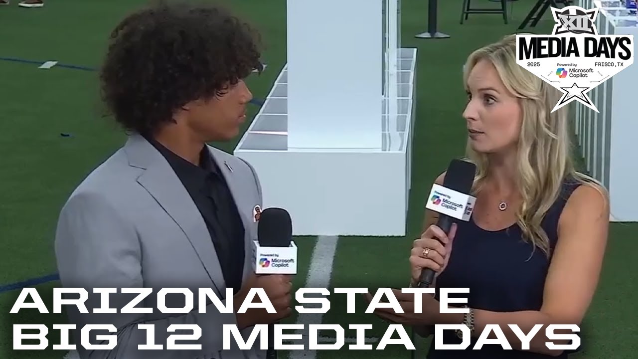 ASU's Dillingham, Tyson, Leavitt Interview | Big 12 Football Media Days Powered by Microsoft Copilot