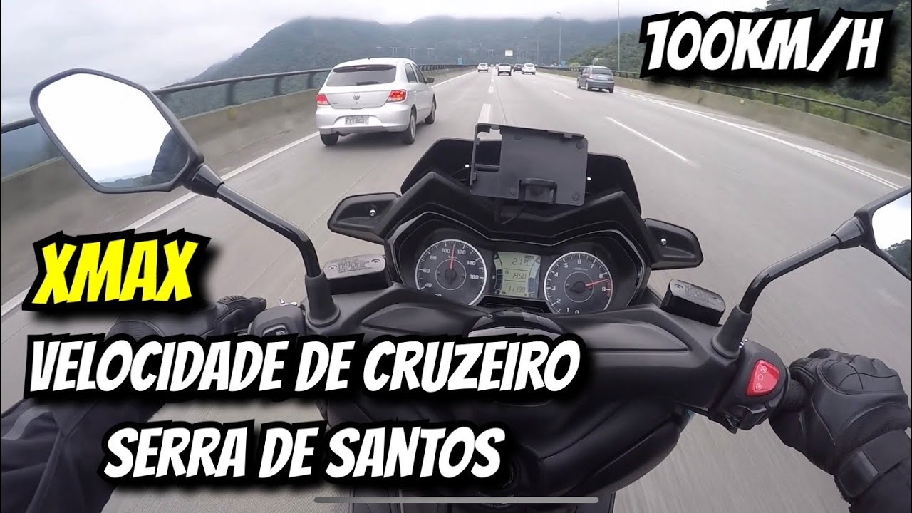 XMAX E A VELOCIDADE DE CRUZEIRO NA SERRA