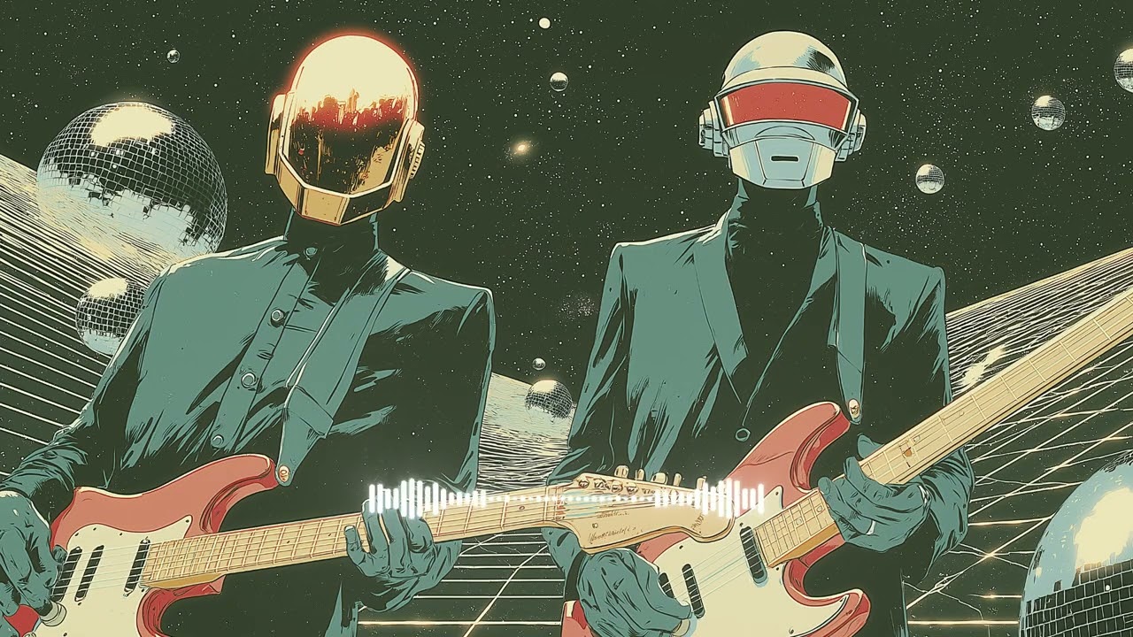 Daft Punk Distortion Protocol🪩🤖 | Chill Disco, Electro Funk, Retro Groove Playlist