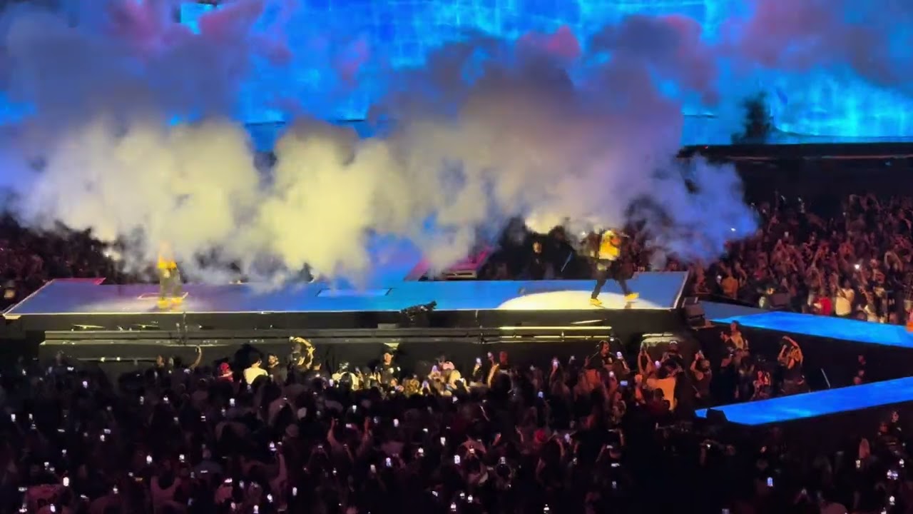 Ayo - Surprise Guest Tyga in Los Angeles With Chris Brown at Breezy Bowl