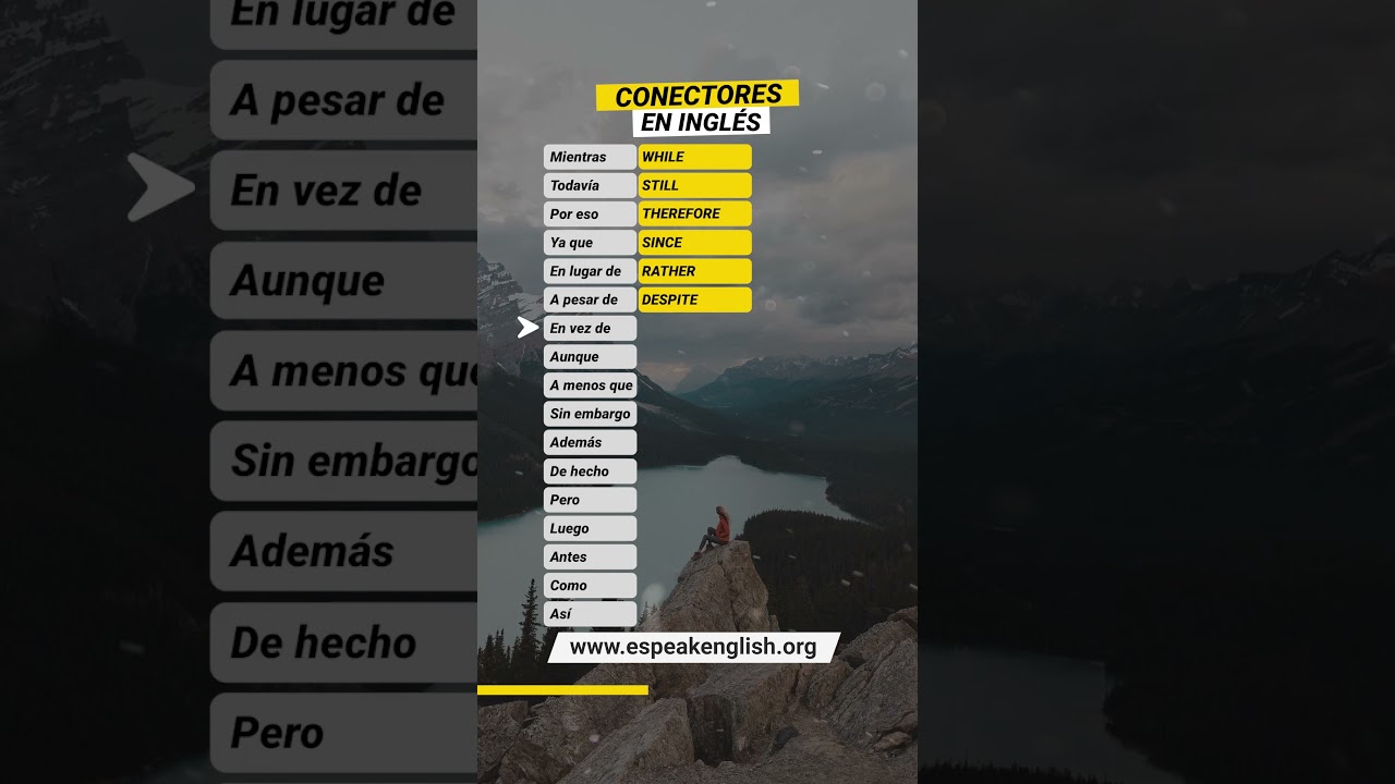 🚀 CONECTORES EN INGL&Eacute;S 🧠 &iquest;Cu&aacute;ntos te sabes?
