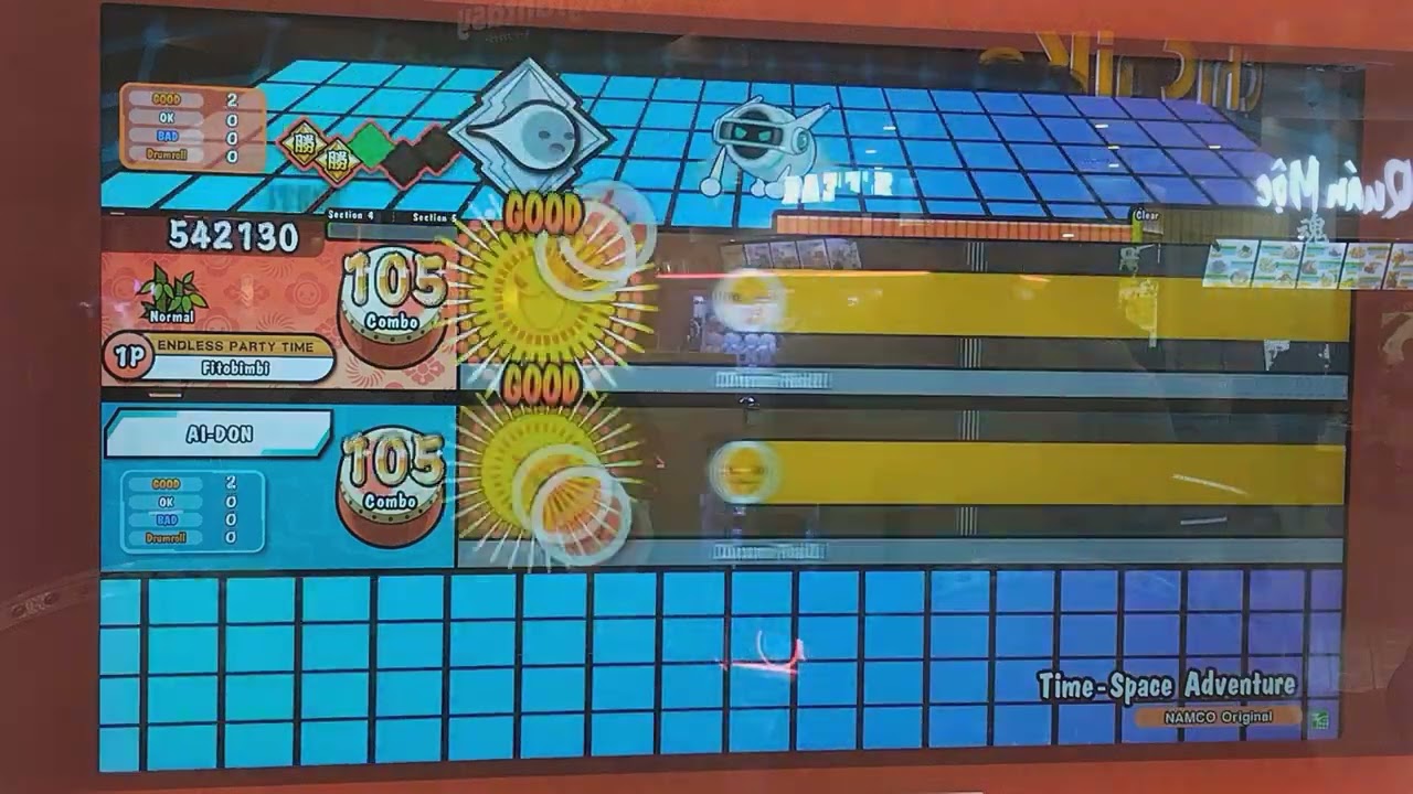 Taiko no Tatsujin(太鼓の達人)-超時空アドベンチャー Normal Full combo(AI Battle)