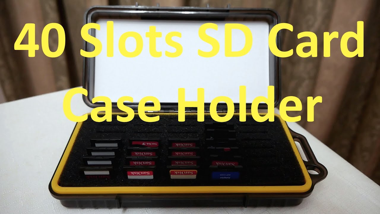 40 Slots Professional SD  Card Case Holder