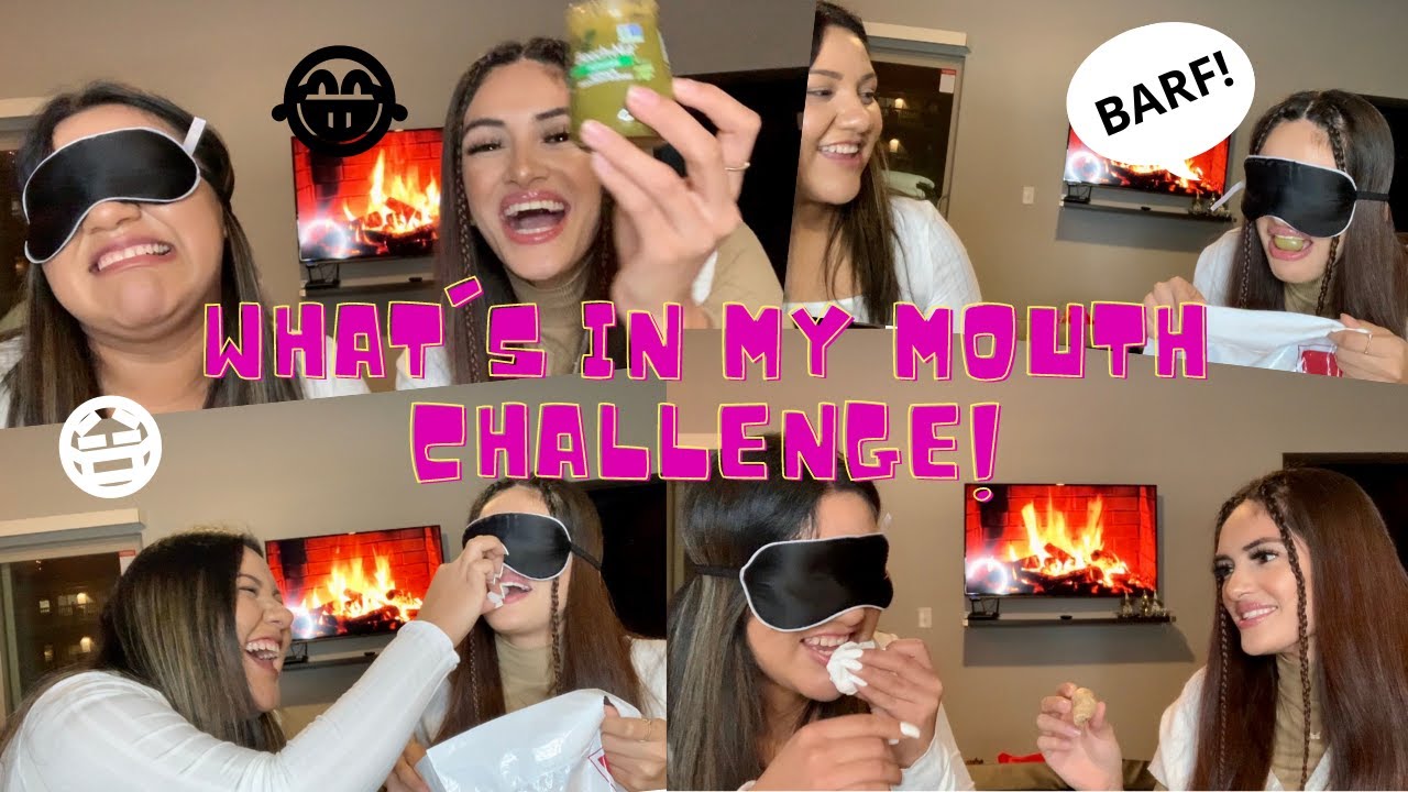 WHAT'S IN MY MOUTH CHALLENGE!! *FUNNY AF*