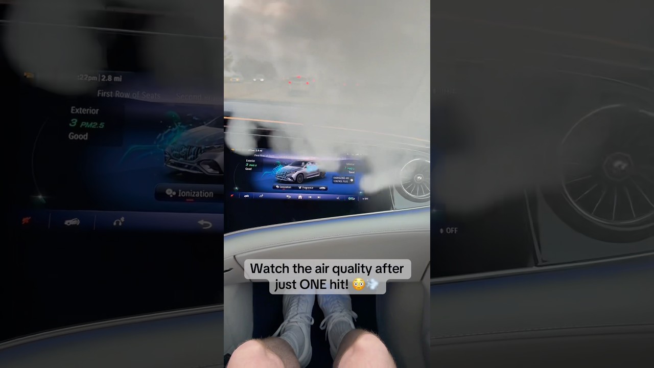 Mercedes Air Quality Sensor vs. Vape &ndash; You Won&rsquo;t Believe This #cars #automobile #mercedes