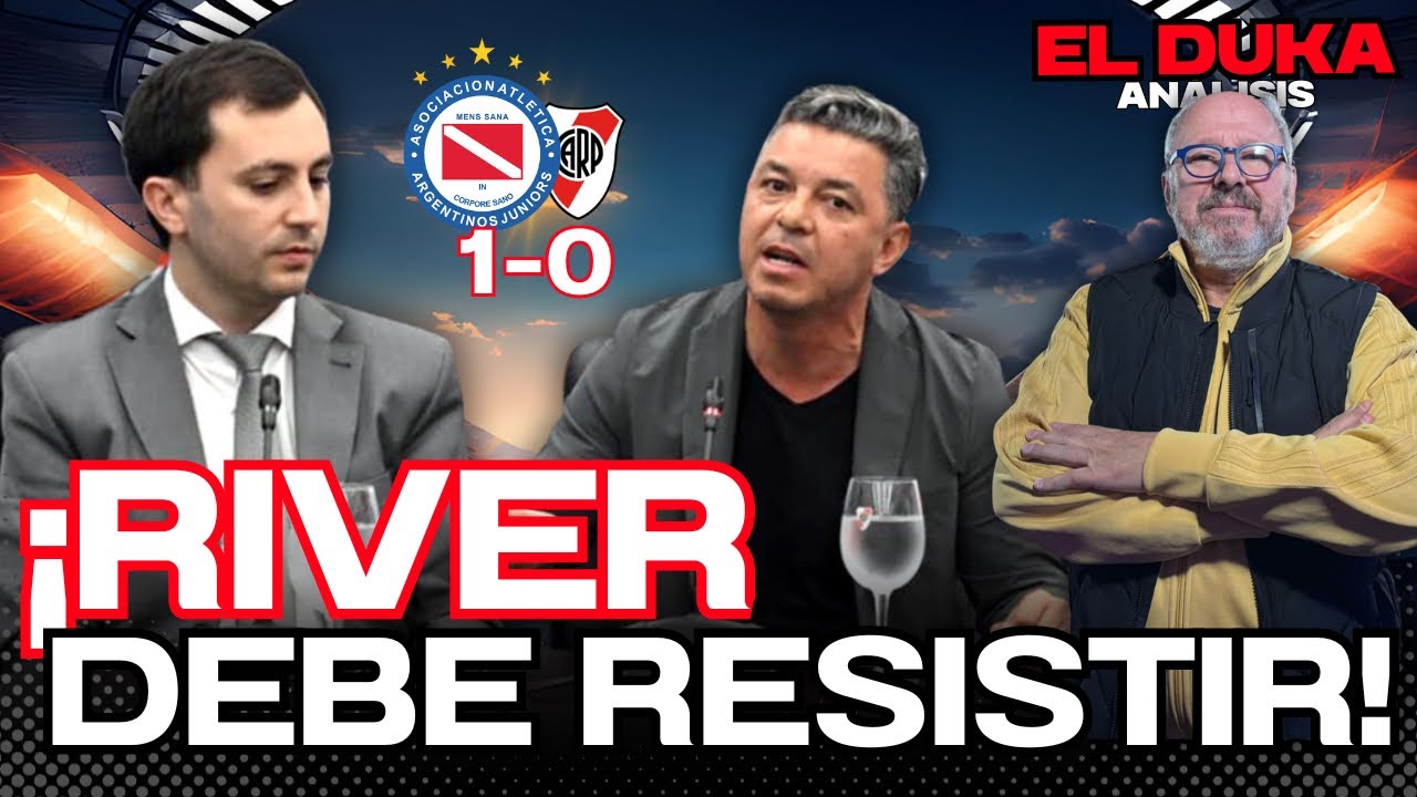 ¡RIVER DEBE RESISTIR! - Argentinos Juniors vs River Plate (1-0) - ELDUKA
