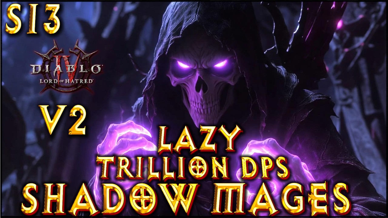 S13 V2 ЛЕНИВЫЕ МИФИЧЕСКИЕ МАГИ ТЕНИ ! Билд Некроманта-призывателя Diablo 4 LoH