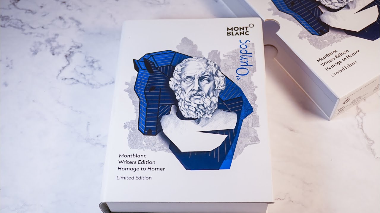 unbox a special pen | Montblanc Writers Edition - Homer
