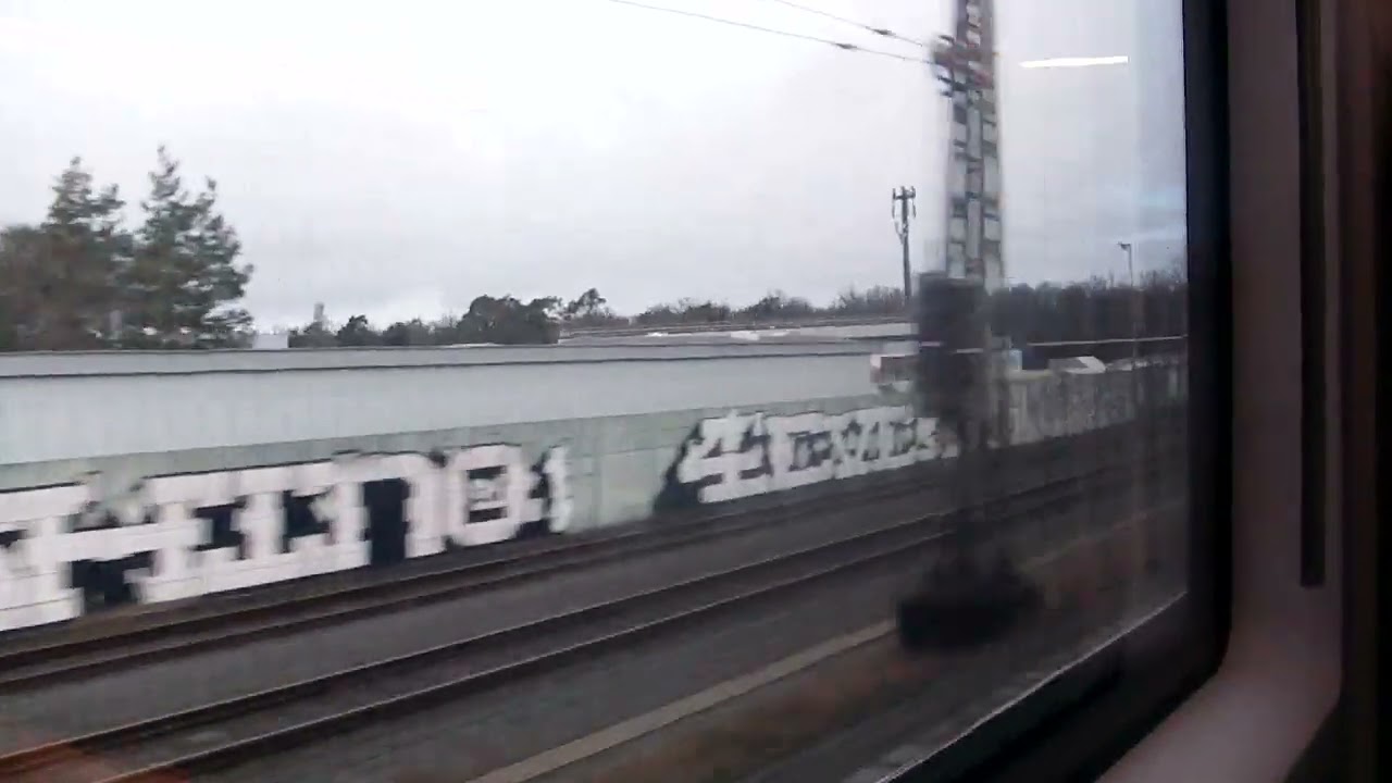 ICE 1010 Frankfurt Flughafen Fernbahnhof Einfahrt von Mannheim hbf Köln Deutz Bahnhof mit ICE 3 Neo
