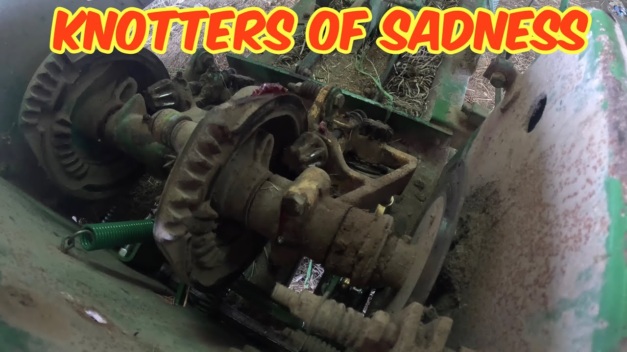 Knotters of Sadness: attempting to fix cousin’s JOHN DEERE 336 baler @oliver770farmboy