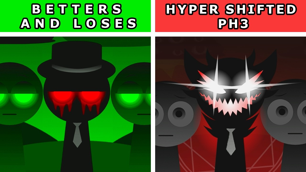 Incredibox Sprunki | Betters and Loses Repeats vs Hyper Shifted (Phase 3) - Which is Better?