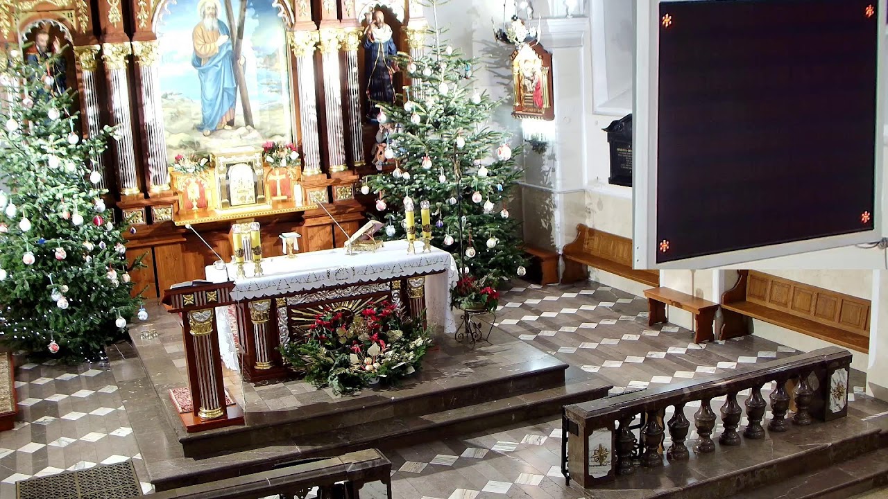 Transmisja mszy św. z kościoła w Szaflarach