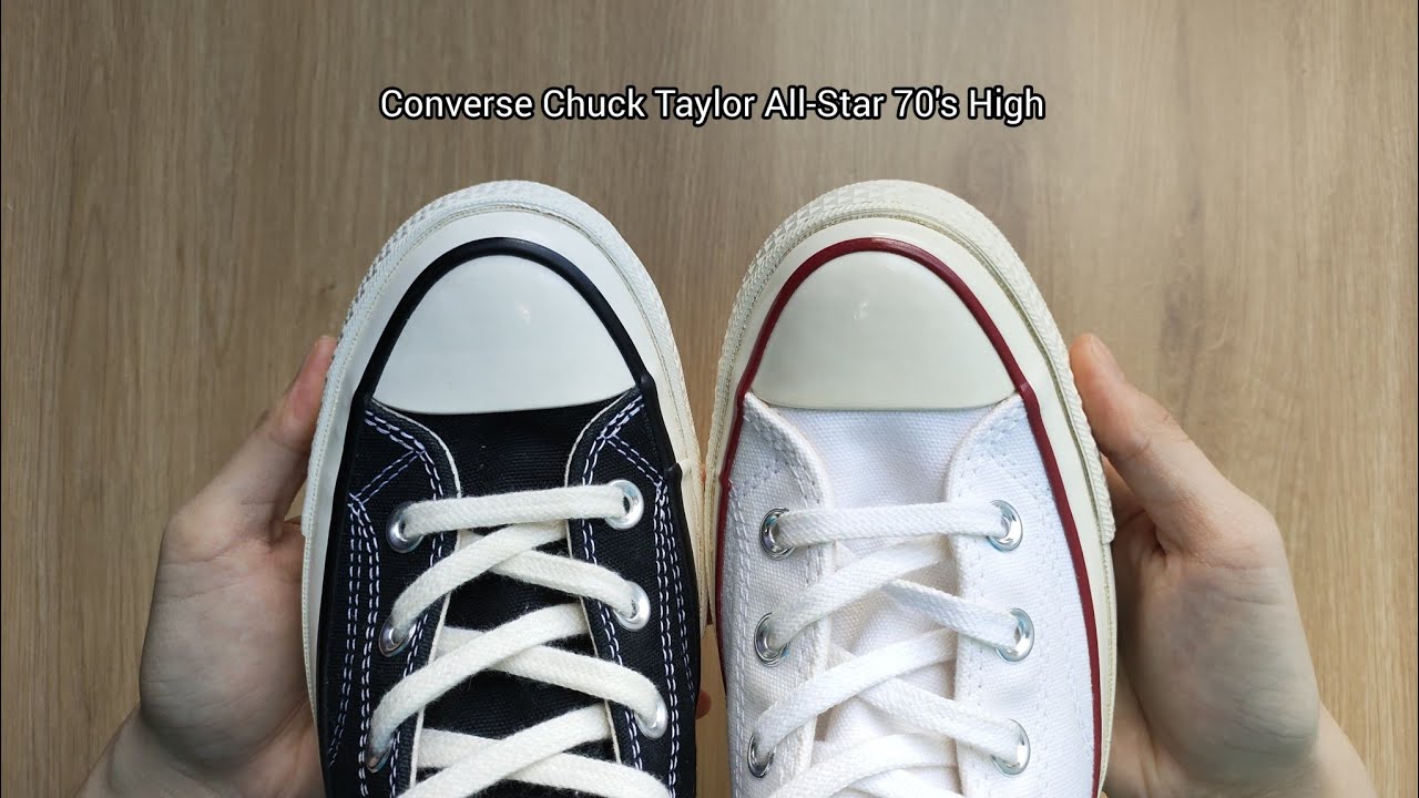 Converse Chuck 70s Hi White & 70s Hi Black: The Most Versatile Item In Your Wardrobe