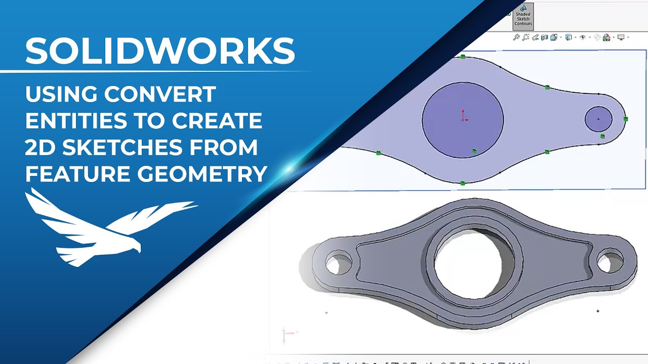 Using Convert Entities to Create 2D Sketches from Feature Geometry