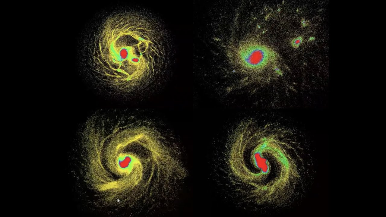 Sequential Simulation of Four Galaxies: A P3M Algorithm Perspective