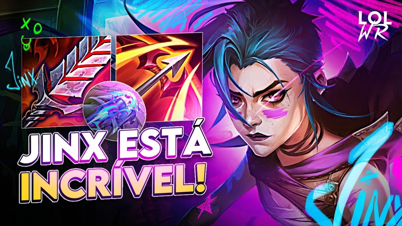 JINX ESTÁ INCRÍVEL! O MELHOR E MAIS DIVERTIDO ATIRADOR... 🙃 | LoL Wild Rift