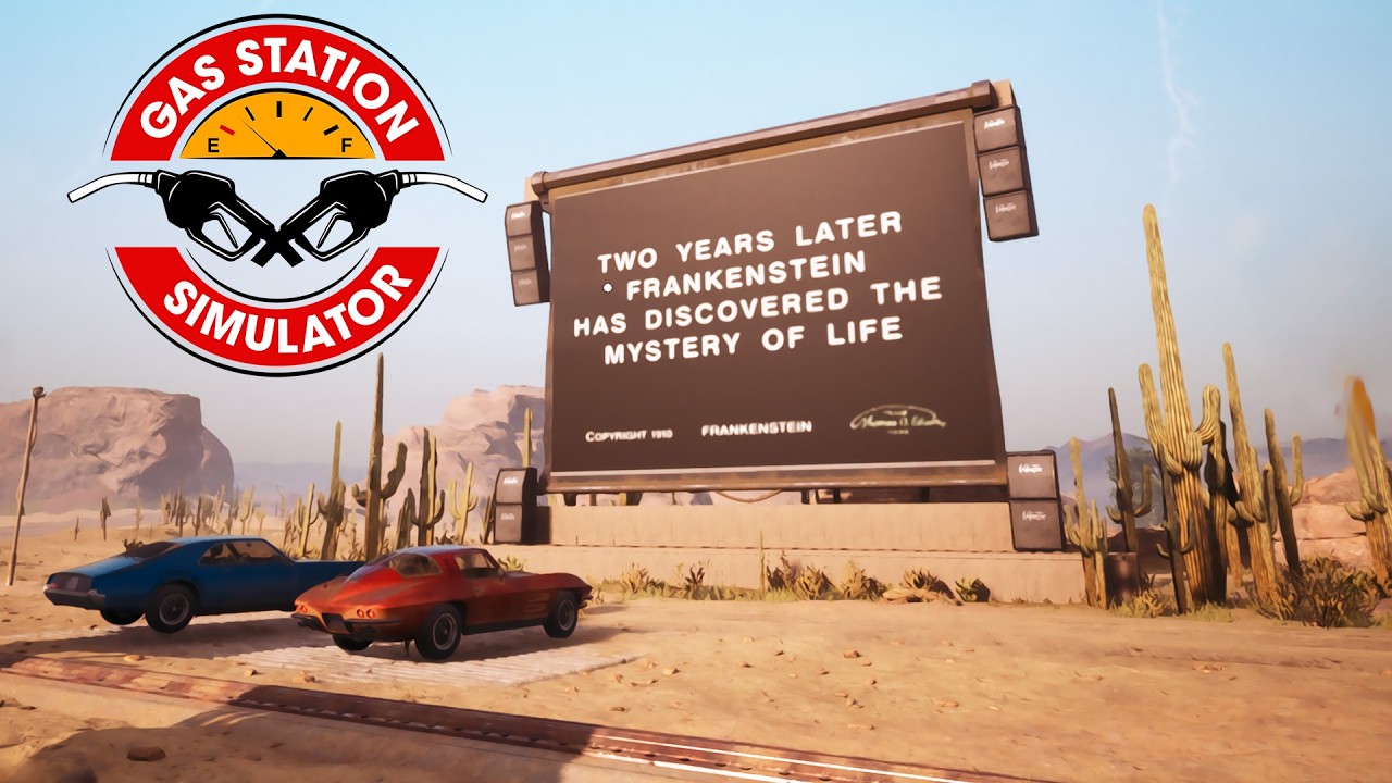 Улучшила заправку и открыла кинотеатр! Gas Station Simulator / Симулятор заправки #11