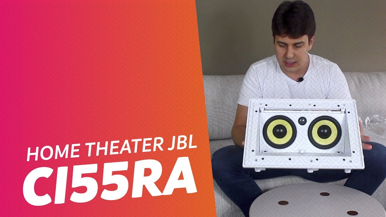 A MELHOR CAIXA DE SOM CENTRAL DE EMBUTIR COM 2 ALTO-FALANTES - REVIEW JBL CI55RA | AUDIO PRIME