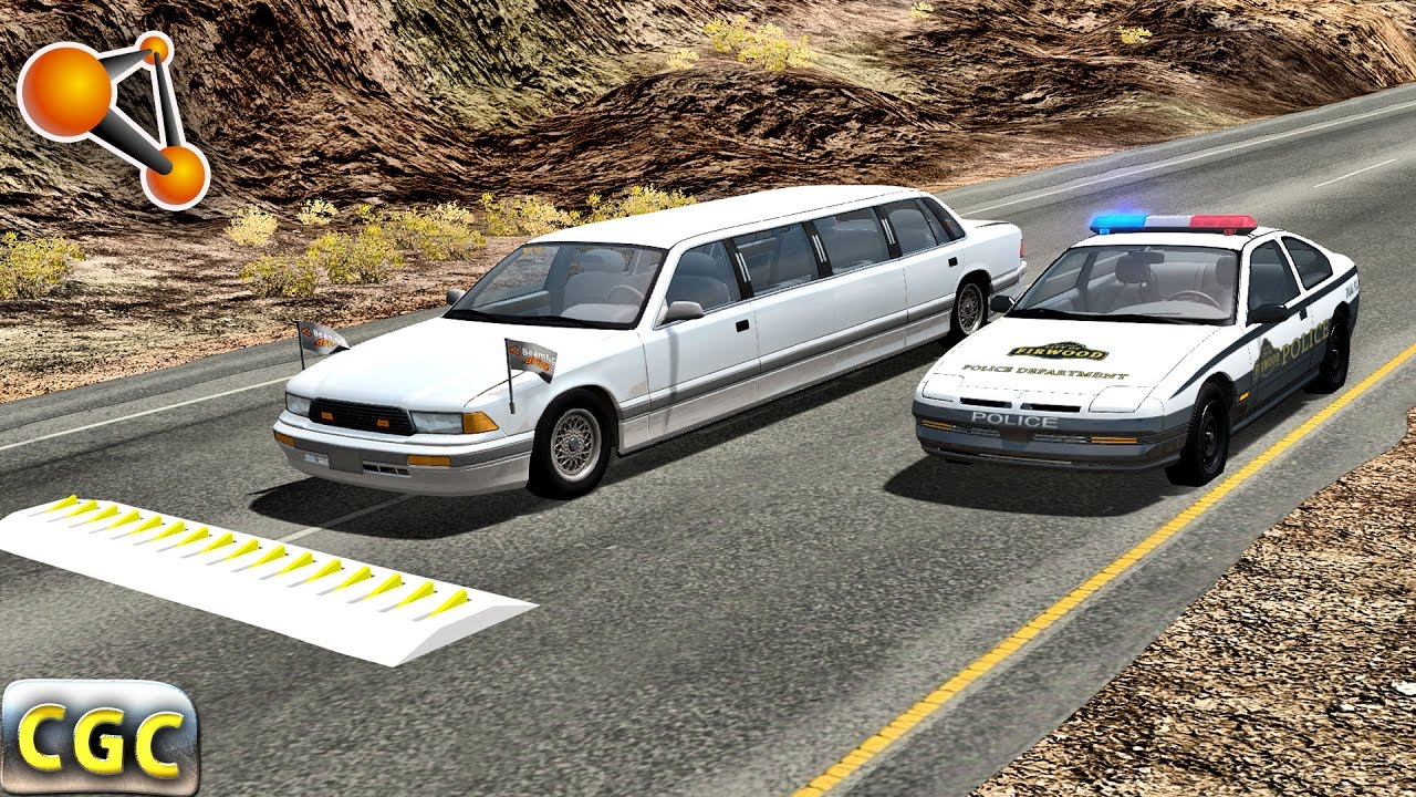 BeamNG Drive Extreme Police Chases And Fails #4
