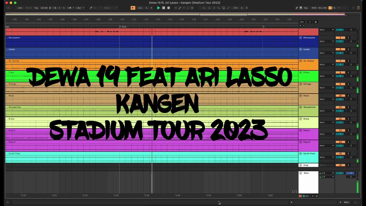 DEWA 19 FEAT ARI LASSO - KANGEN (STADIUM TOUR 2023 ) SEQUENCER