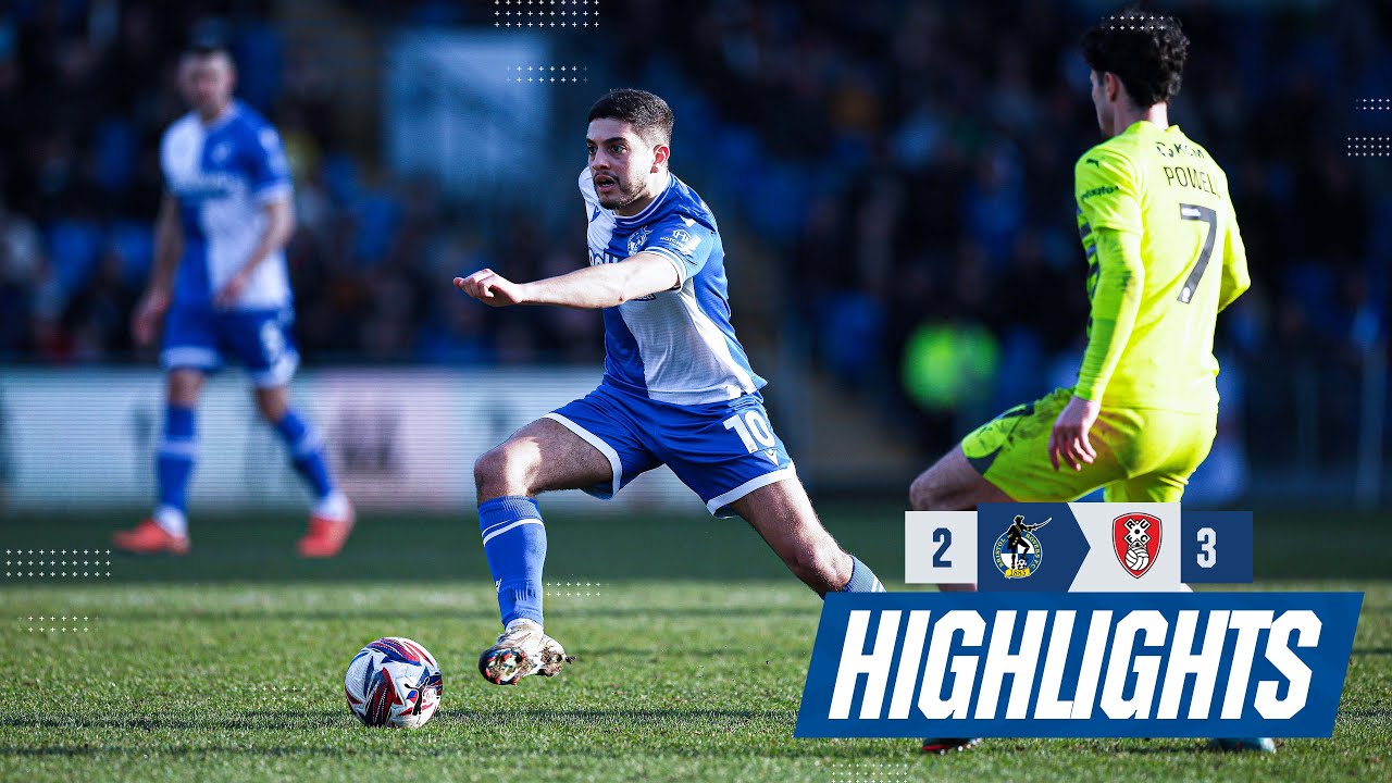 Highlights | Bristol Rovers 2-3 Rotherham United