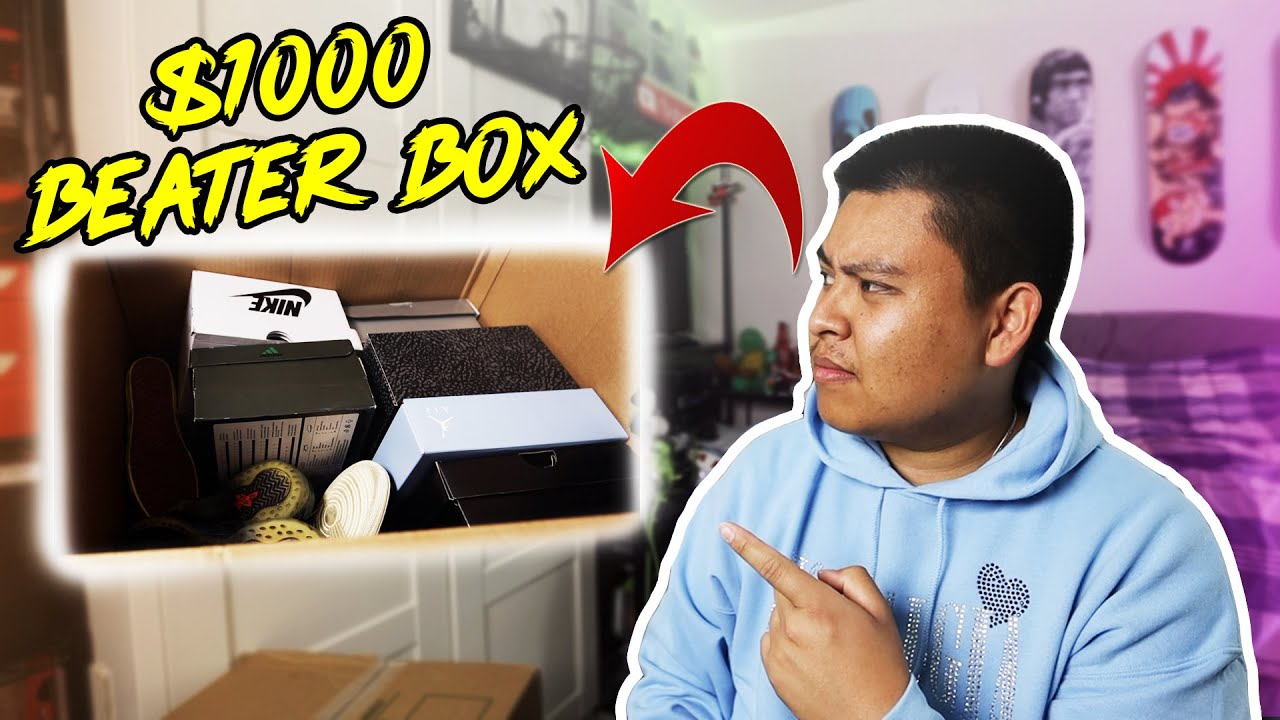 $1000 SNEAKER BEATER BOX 📦  (UNBOXING)