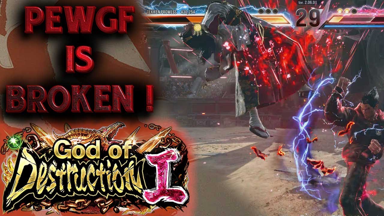 KAZUYA PEWGF DAMAGE IS BROKEN !