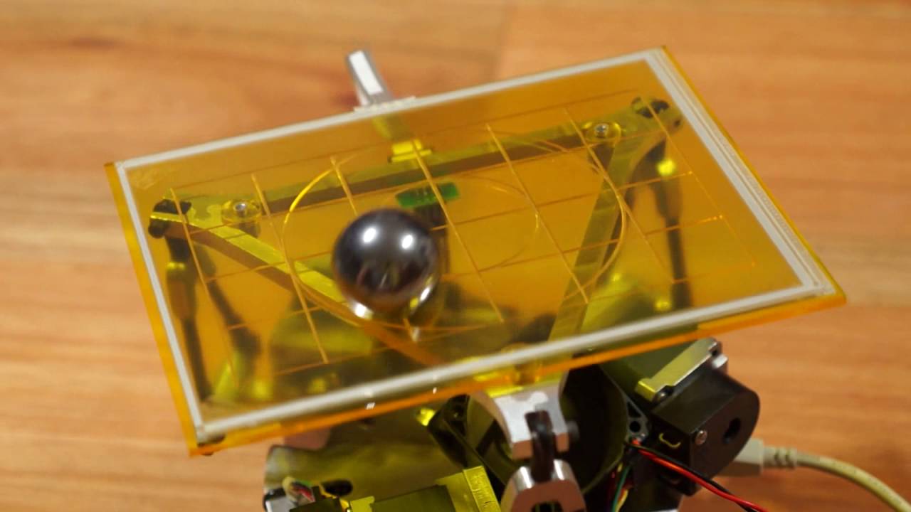 3DOF Ball on Plate with Closed Loop Stepper Motors