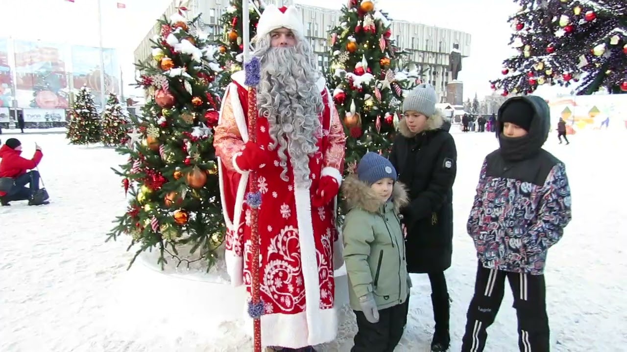 Тула площадь Ленина 2026 Новогодняя