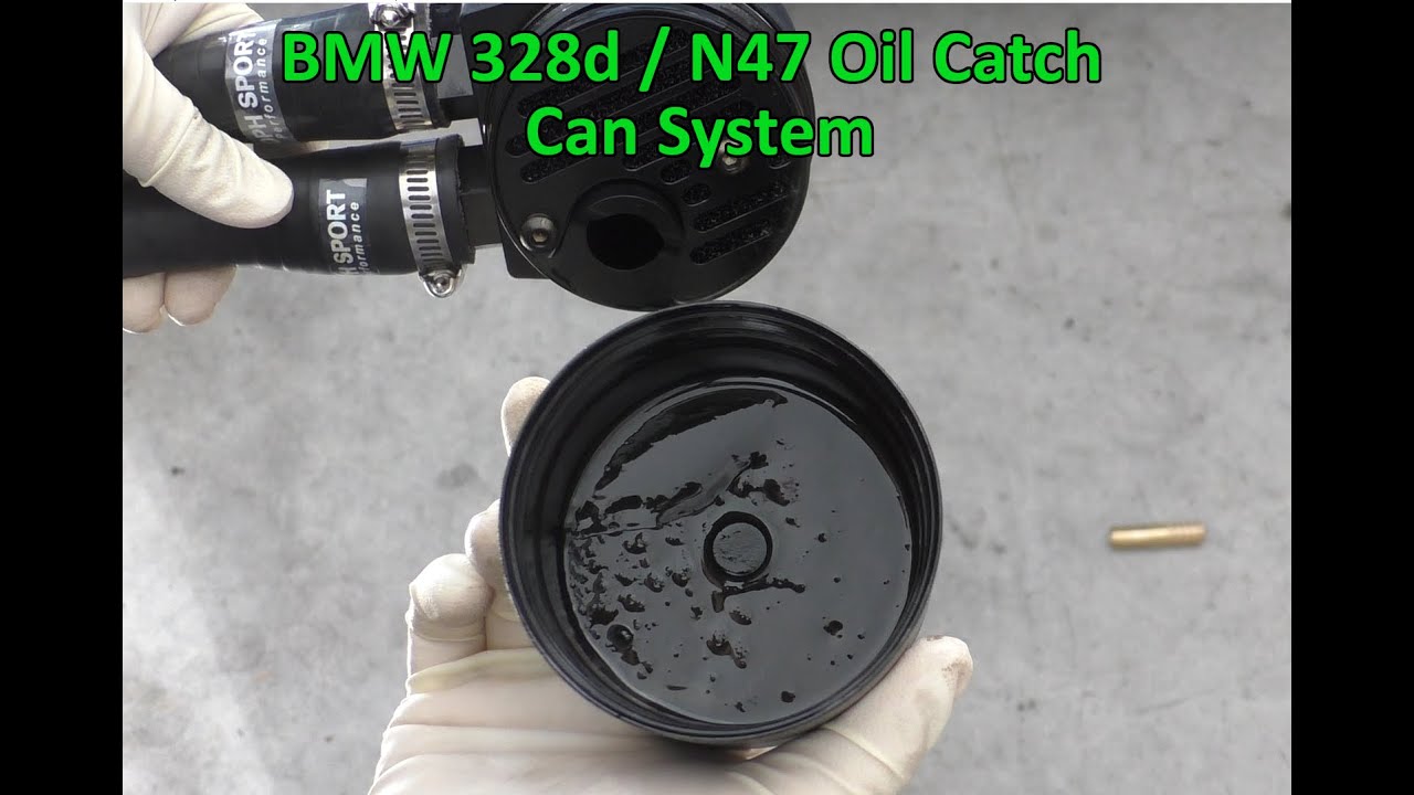 BMW 328d N47 Oil Catch Can Setup