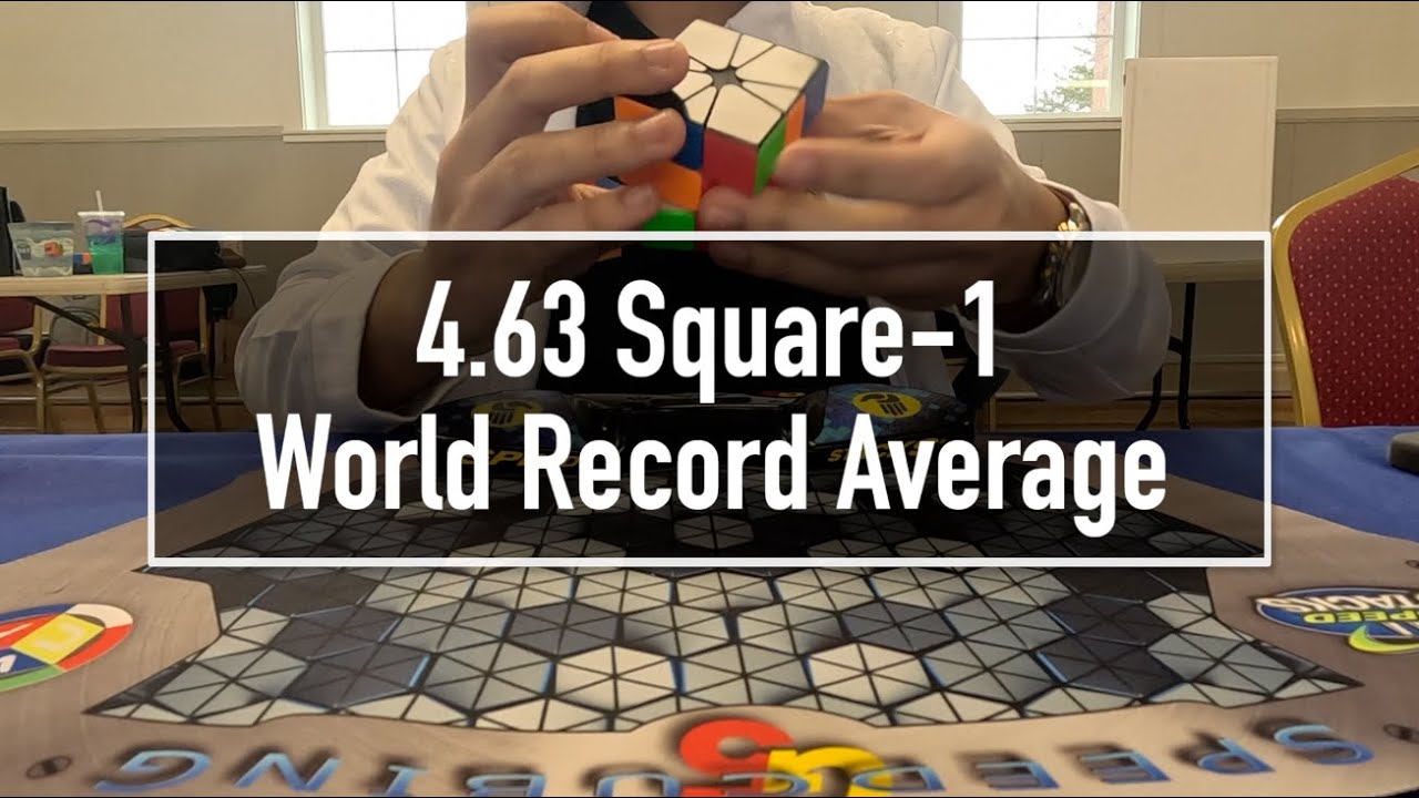 4.63 Square-1 World Record Average | Sameer Aggarwal