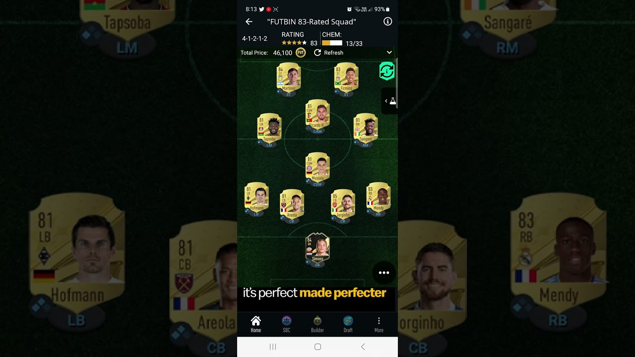 85+ Mixed Campaign Upgrade SBC Solution - FIFA 23