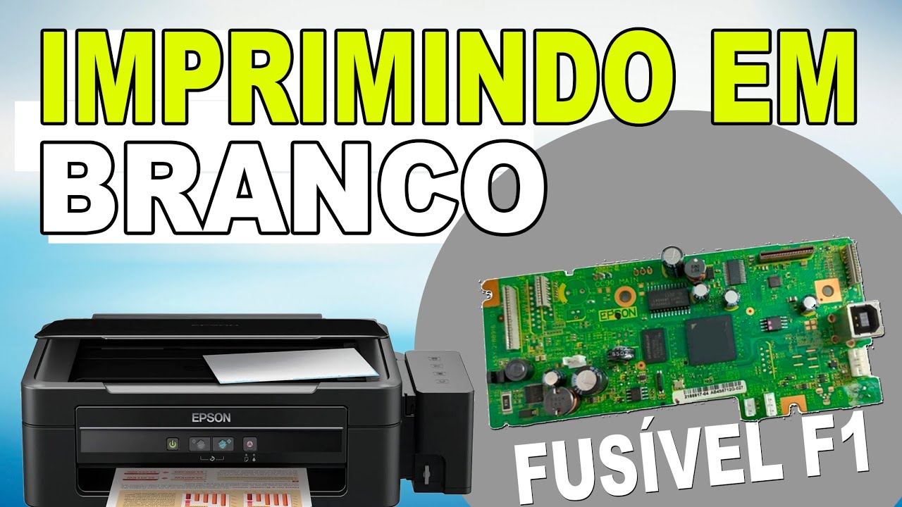 Impressora Epson Imprimindo em Branco reparo na placa F1
