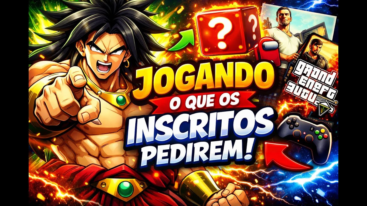 VOCÊ ESCOLHE O JOGO, EU JOGO AO VIVO! 🎮💬