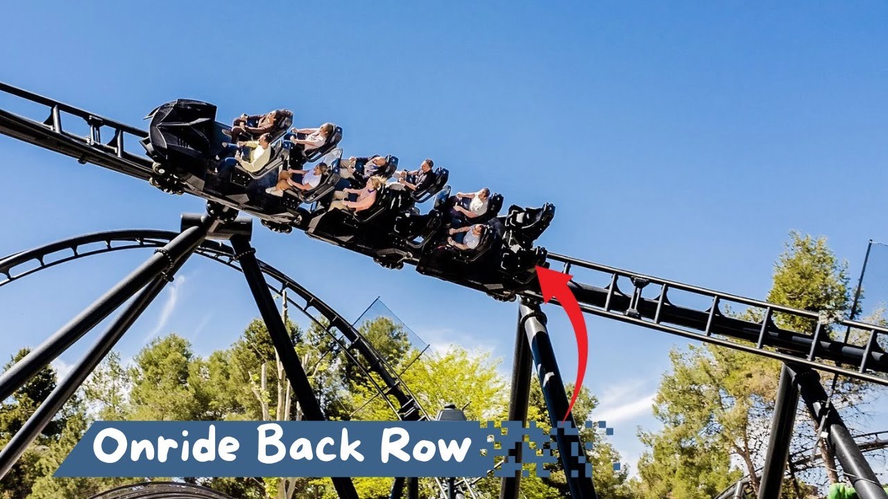 Batman Gotham City Escape Onride Back Row | #parquewarner