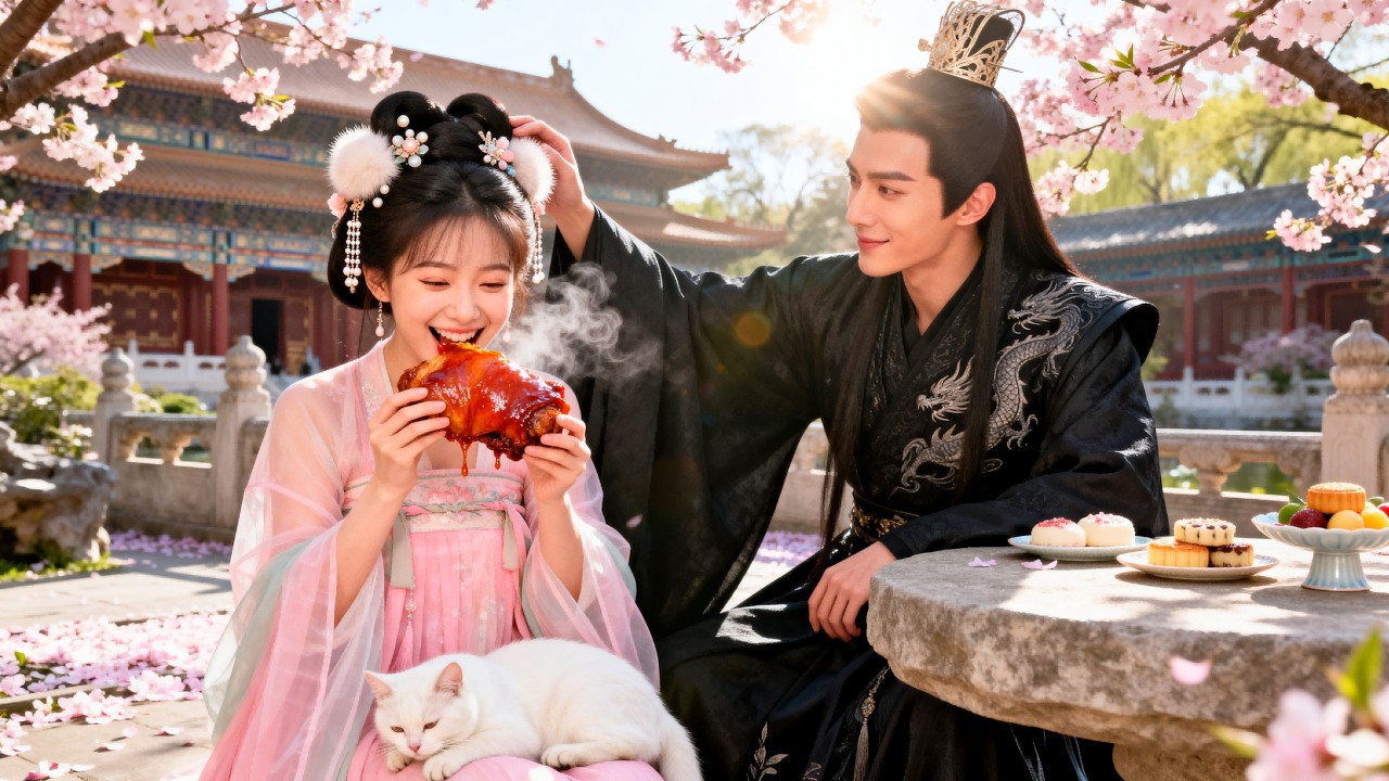 Ella no sabe hacer nada más que comer... ¡pero es la consentida de todo el palacio!#260218rgB2