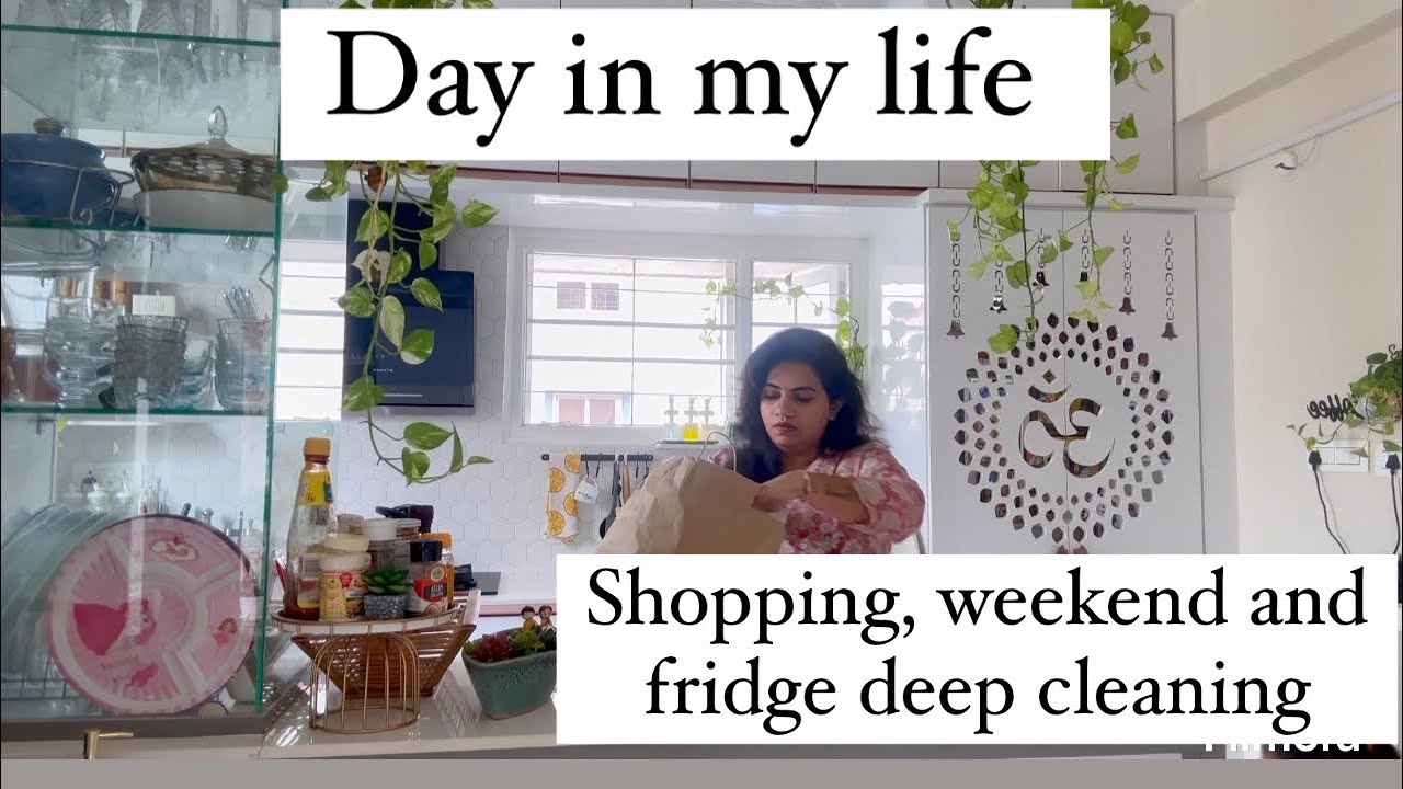 1 year తరవాత మా fridge clean చేశా || weekend shopping || fridge deep cleaning #diml #vlog