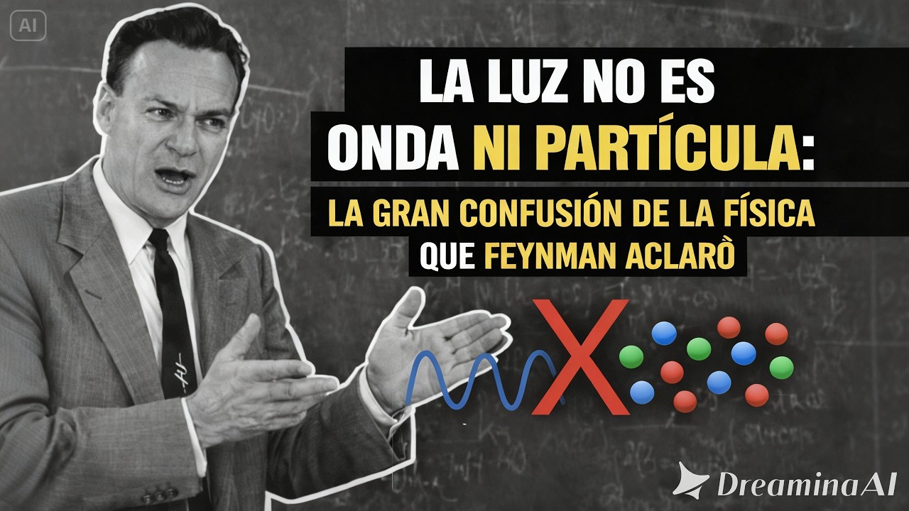 La luz no es onda ni partícula: la gran confusión de la física que Feynman aclaró