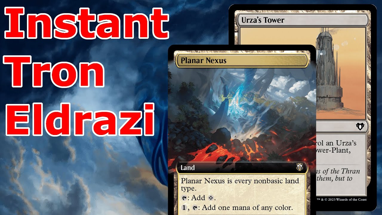 BUSTING OUT THE BIG ONES!  Eldrazi Tron Cloudpost Ramp (Legacy MH3 / Modern Horizons 3 MTG)