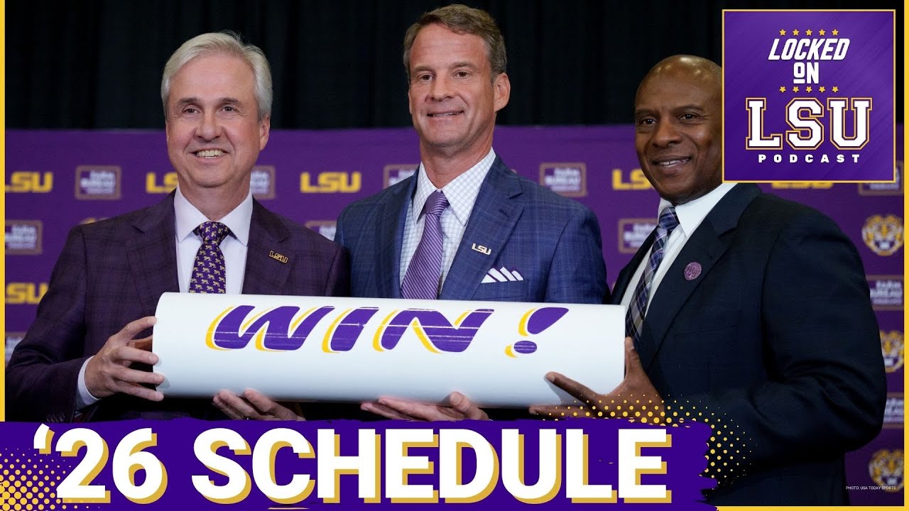 LSU&rsquo;s 2026 Schedule, Kiffin&rsquo;s War Chest & A Bryce Underwood Bombshell