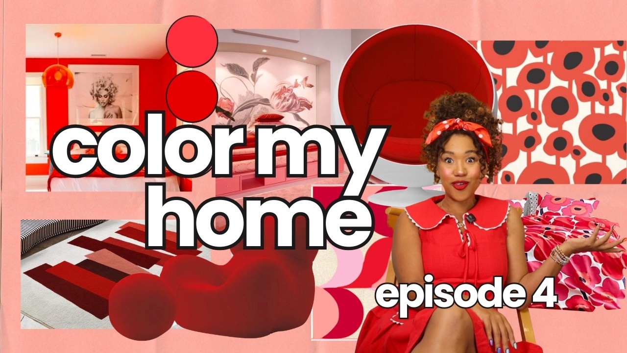 will a red room change my mood - color me spaces episode 4