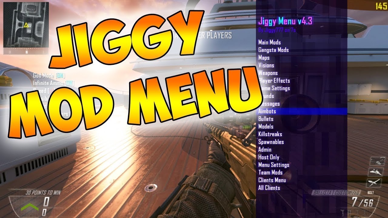 How to install bo2 mod menu pc (jiggy v4.3)