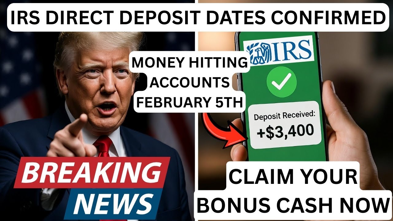 IRS Direct Deposit Alert: Refunds Hitting Accounts February 5th? 💰 (Check Now)